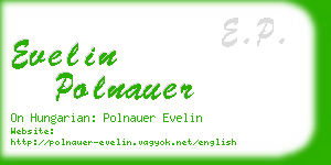 evelin polnauer business card